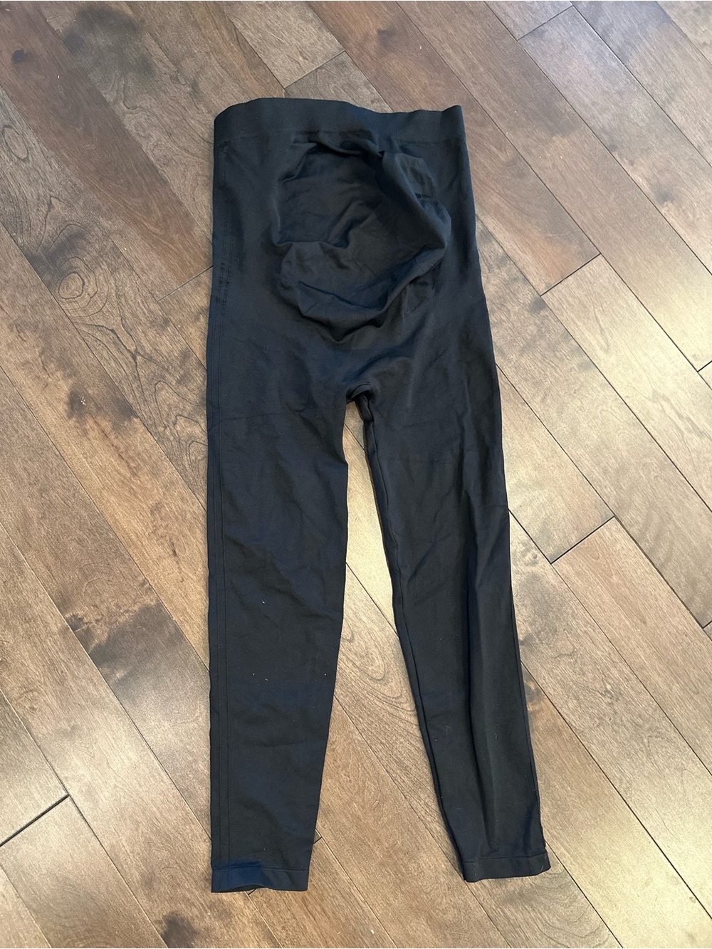 Blanqi Everyday Black Maternity Leggings - Stretchy Full-Length Support